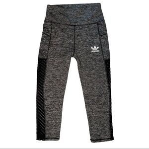 Adidas Grey Cropped Soft Yoga Running Pants Size Small 1307